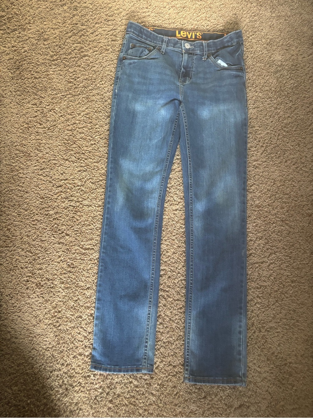 Levi's Women's Medium Blue Straight-Leg Jeans